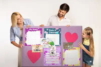 Panou din plută pentru notițe cu model cu monștri