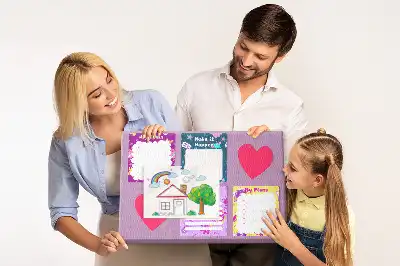 Panou din plută pentru notițe cu model cu monștri