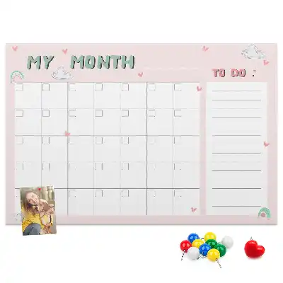 Tabla de pluta Planificator lunar pentru copii