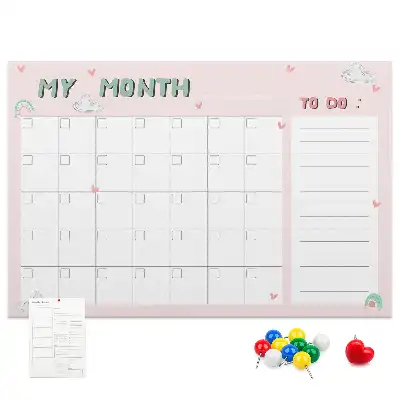 Tabla de pluta Planificator lunar pentru copii