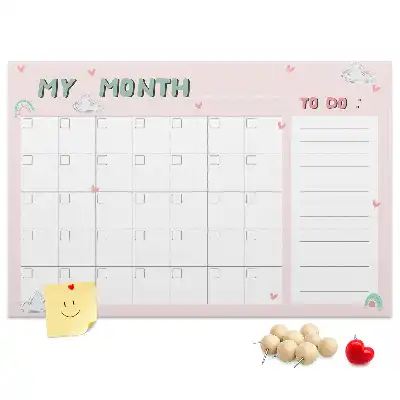 Tabla de pluta Planificator lunar pentru copii