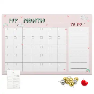 Tabla de pluta Planificator lunar pentru copii