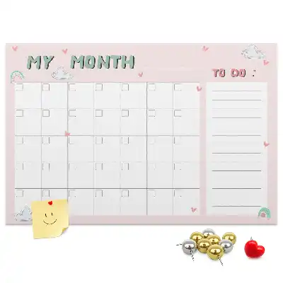 Tabla de pluta Planificator lunar pentru copii