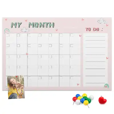 Tabla de pluta Planificator lunar pentru copii