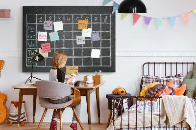 Panou din plută pentru orarul școlar al copilului