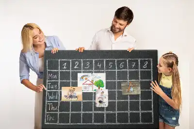 Panou din plută pentru orarul școlar al copilului
