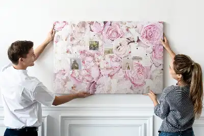 Tablă din plută cu plante decorative stilizate