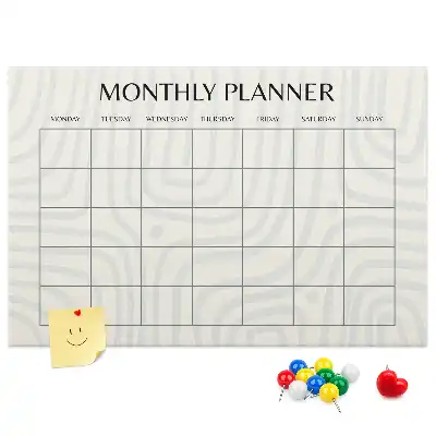 Tabla de pluta Program pentru toată luna
