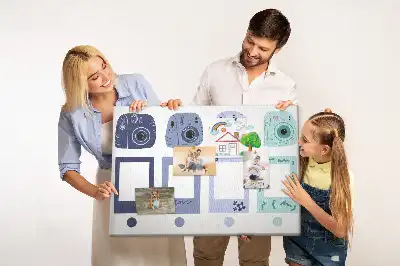 Panou din plută cu rame Polaroid
