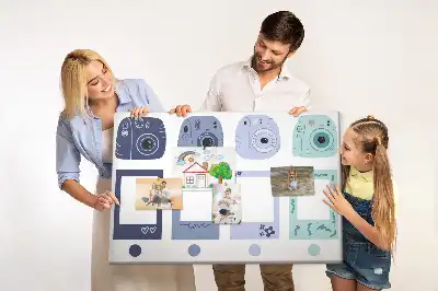 Panou din plută cu rame Polaroid