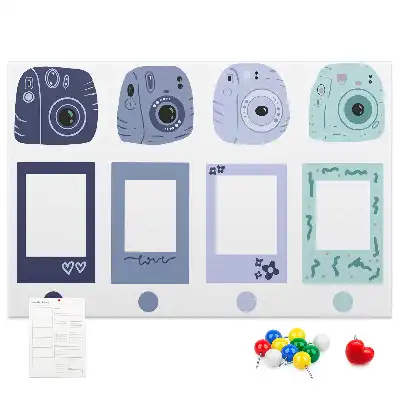 Panou din plută cu rame Polaroid