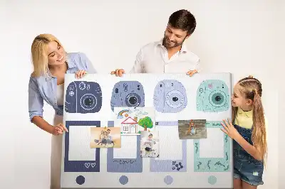 Panou din plută cu rame Polaroid