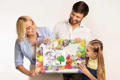 Tablă de plută cu hartă a lumii estompată