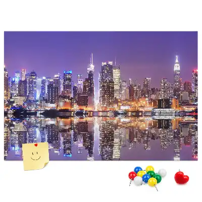 Tablou din plută New York noaptea