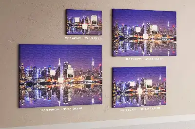 Tablou din plută New York noaptea