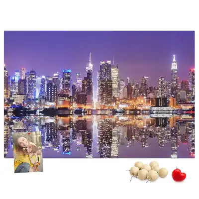Tablou din plută New York noaptea