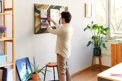Panou din plută cu model abstract elegant