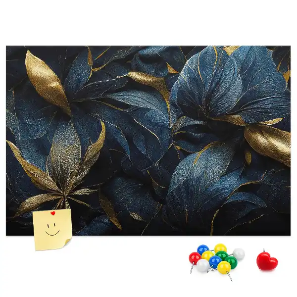 Panou din plută cu imprimeu floral artistic