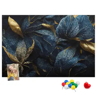 Panou din plută cu imprimeu floral artistic