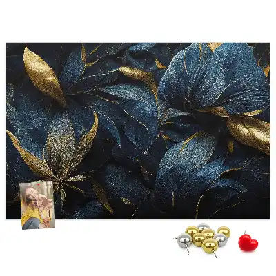 Panou din plută cu imprimeu floral artistic