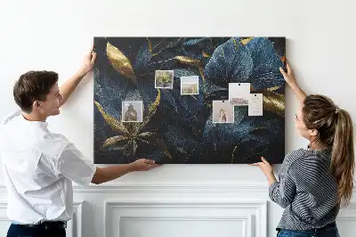 Panou din plută cu imprimeu floral artistic