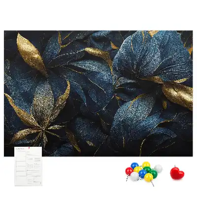 Panou din plută cu imprimeu floral artistic