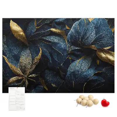 Panou din plută cu imprimeu floral artistic