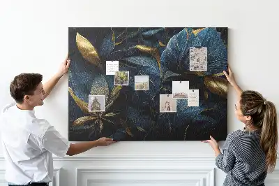 Panou din plută cu imprimeu floral artistic