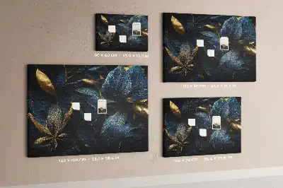 Panou din plută cu imprimeu floral artistic