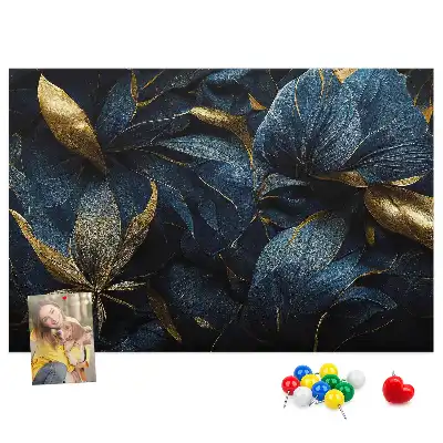 Panou din plută cu imprimeu floral artistic