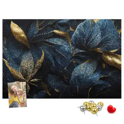 Panou din plută cu imprimeu floral artistic