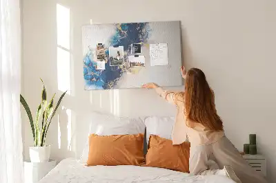 Tablă de plută cu model de marmură cu textură de piatră