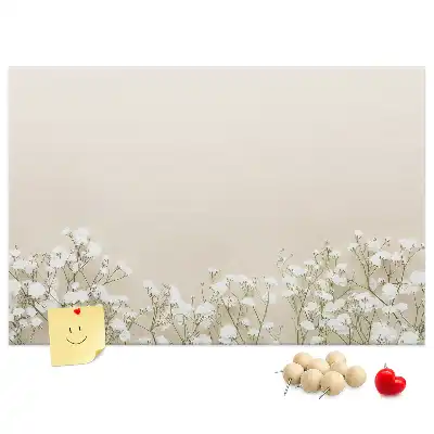 Panou de plută cu imprimeu muguri de flori deschiși