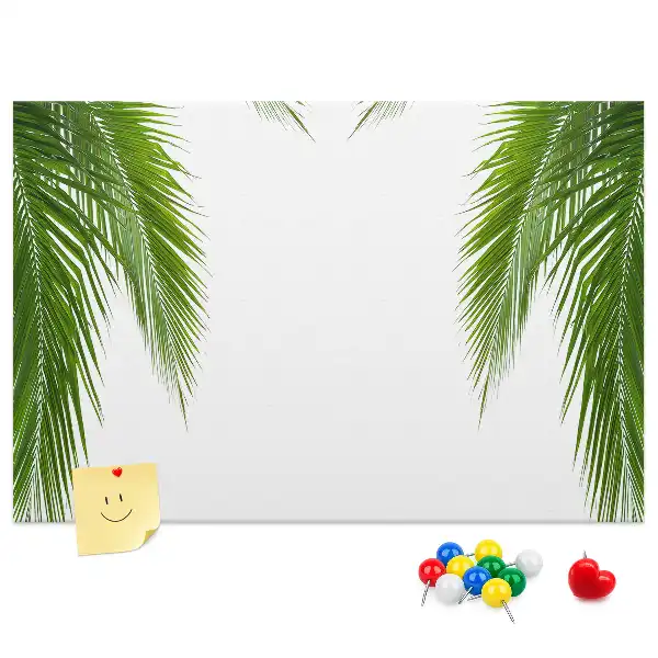 Tablă de plută cu frunze de palmier