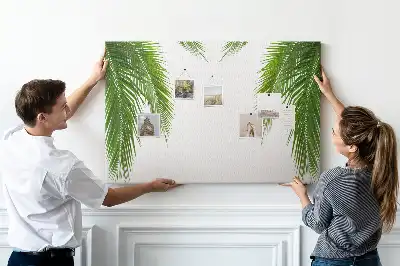 Tablă de plută cu frunze de palmier