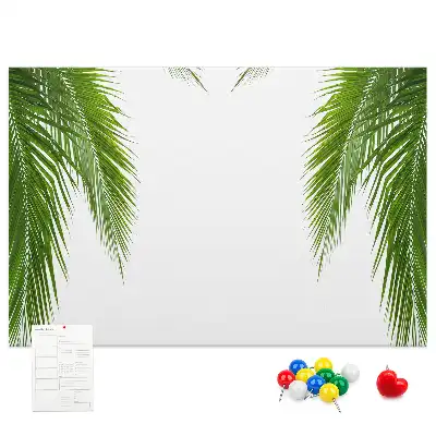 Tablă de plută cu frunze de palmier
