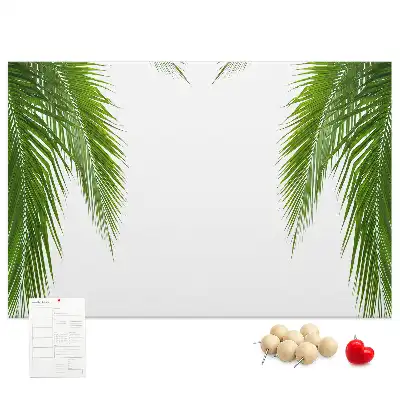 Tablă de plută cu frunze de palmier