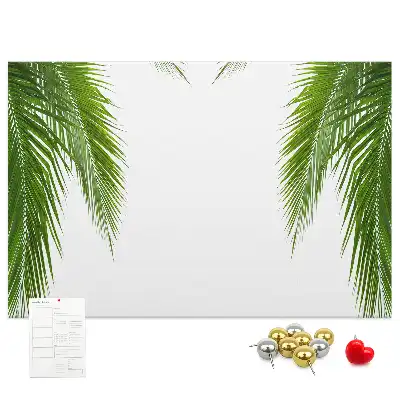 Tablă de plută cu frunze de palmier