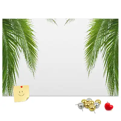 Tablă de plută cu frunze de palmier