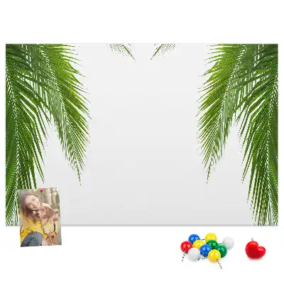 Tablă de plută cu frunze de palmier