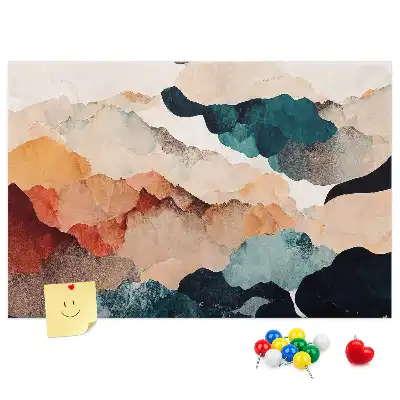 Tablou din plută cu peisaj artistic