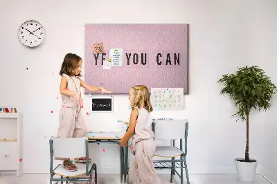 Panou din plută Yes You Can