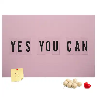 Panou din plută Yes You Can