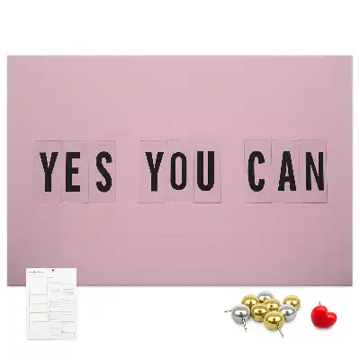Panou din plută Yes You Can