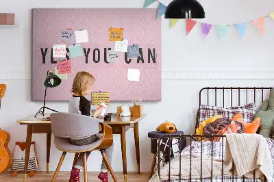 Panou din plută Yes You Can