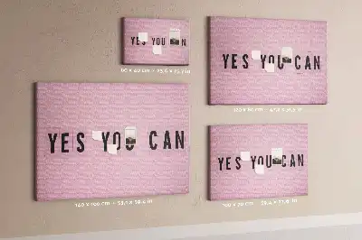 Panou din plută Yes You Can