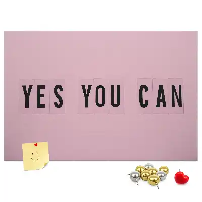Panou din plută Yes You Can