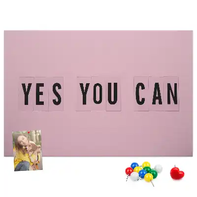 Panou din plută Yes You Can