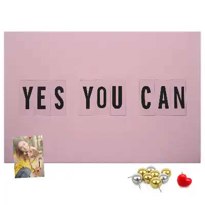 Panou din plută Yes You Can