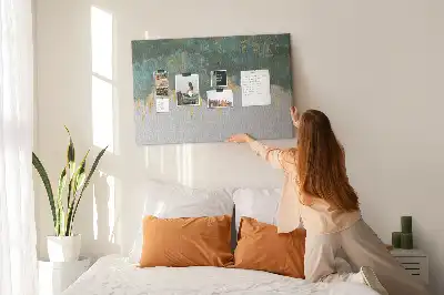 Panou din plută cu design elegant pe pânză